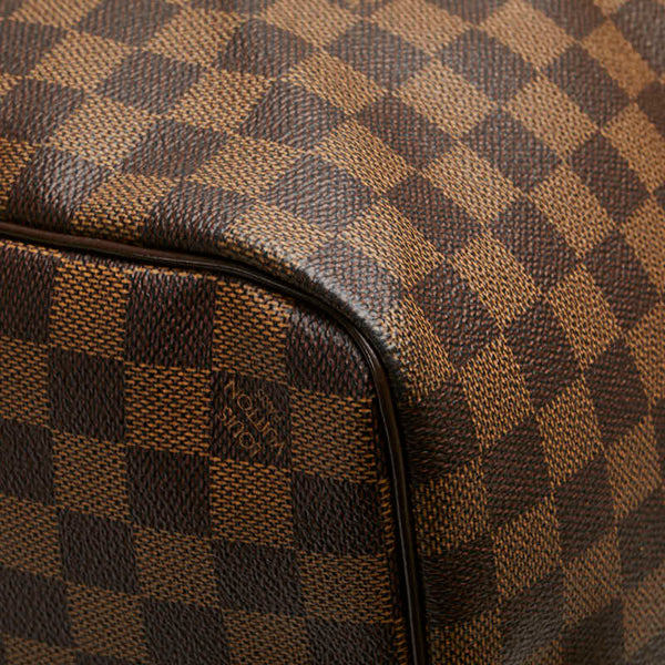 ルイ ヴィトン ダミエ キーポル50 ボストンバッグ トラベルバッグ N41427 ブラウン PVC レザー レディース LOUIS VUITTON 【中古】