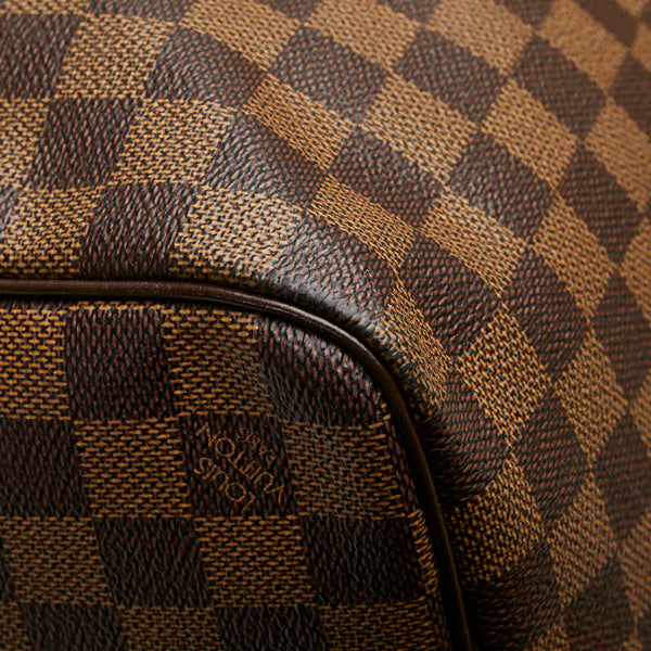 ルイ ヴィトン ダミエ キーポル50 ボストンバッグ トラベルバッグ N41427 ブラウン PVC レザー レディース LOUIS VUITTON 【中古】