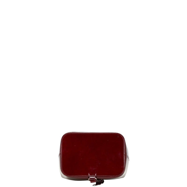 カルティエ パンテール ハンドバッグ ワンショルダーバッグ ワインレッド ボルドー レザー レディース CARTIER 【中古】