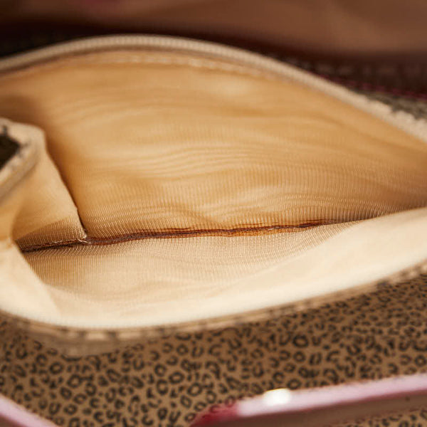 カルティエ パンテール ハンドバッグ ワンショルダーバッグ ワインレッド ボルドー レザー レディース CARTIER 【中古】