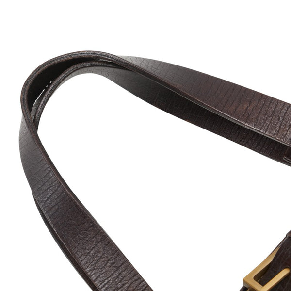 グッチ GGキャンバス ハンドバッグ トートバッグ 106251 ブラウン キャンバス レザー レディース GUCCI 【中古】