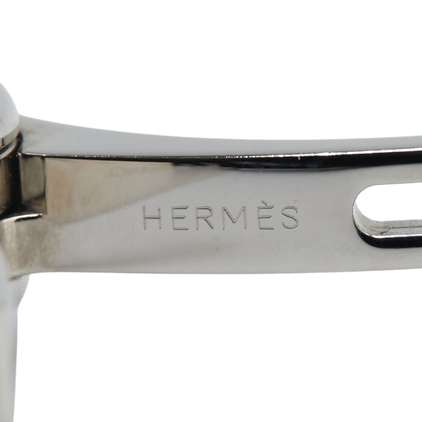 エルメス フィルー 手袋ホルダー グローブホルダー シルバー メタル レディース HERMES 【中古】