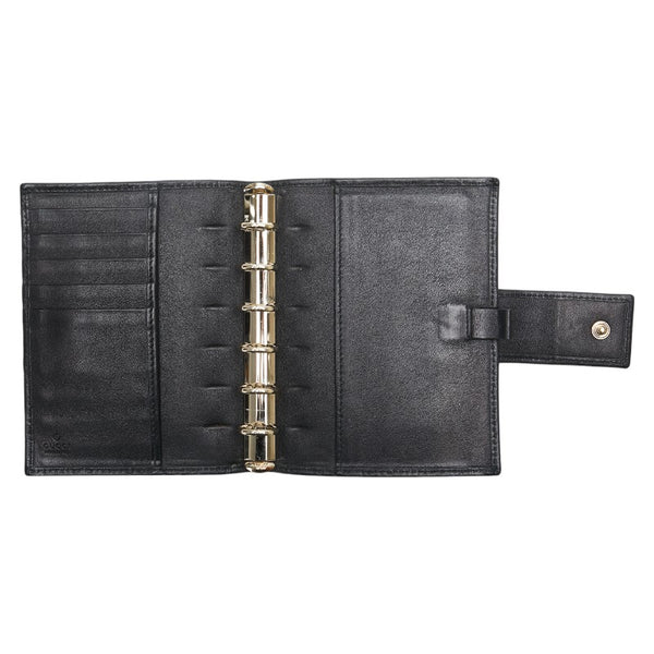 グッチ グッチシマ 手帳カバー 115240 ブラック レザー レディース GUCCI 【中古】