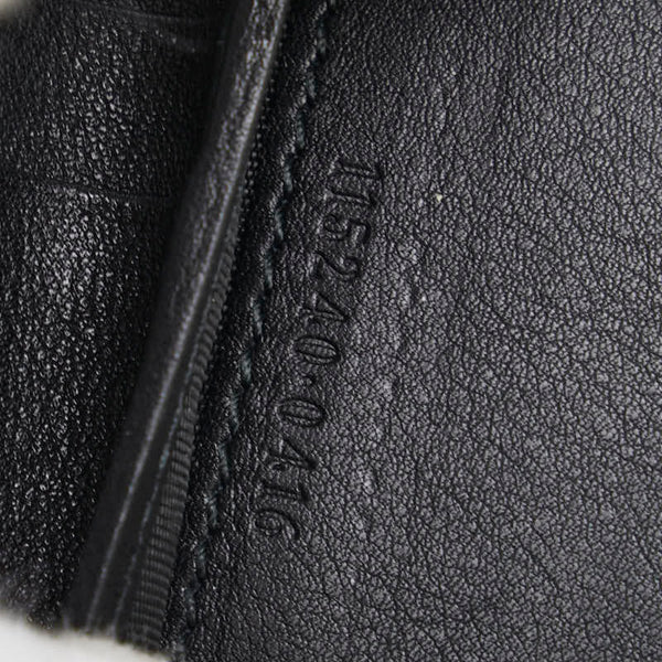 グッチ グッチシマ 手帳カバー 115240 ブラック レザー レディース GUCCI 【中古】