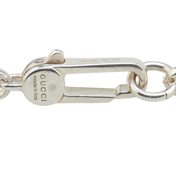 グッチ インターロッキングG ネックレス SV925 シルバー レディース GUCCI 【中古】