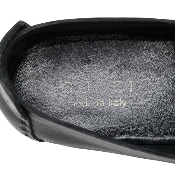 グッチ ホースビット ローファー サイズ:40 1/2 093976 ブラック レザー メンズ GUCCI 【中古】