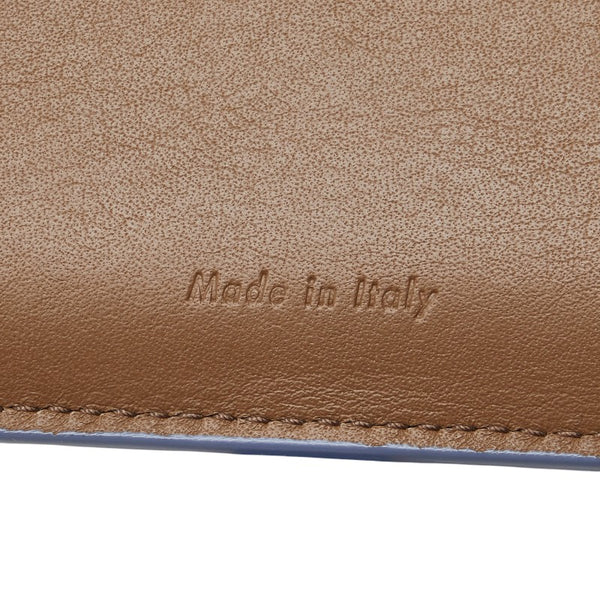 セリーヌ ラージ マルチファンクション 長財布 ブルー グレージュ レザー レディース CELINE 【中古】
