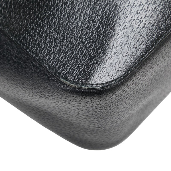 グッチ バンブー ハンドバッグ トートバッグ 002 1060 ブラック レザー レディース GUCCI 【中古】