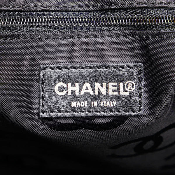 シャネル ワイルドステッチ ハンドバッグ ブラック レザー レディース CHANEL 【中古】