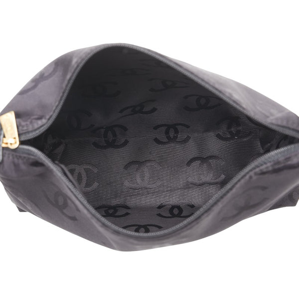 シャネル ワイルドステッチ ハンドバッグ ブラック レザー レディース CHANEL 【中古】