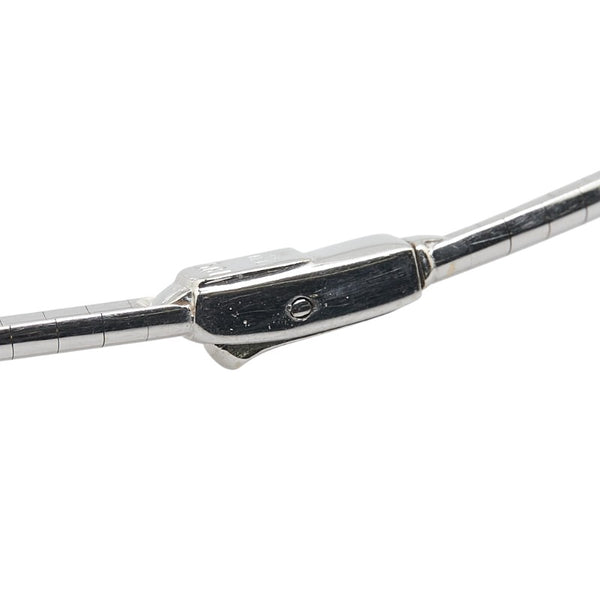 K18WG ホワイトゴールド ダイヤ0.50ct ペンダントネックレス レディース 【中古】