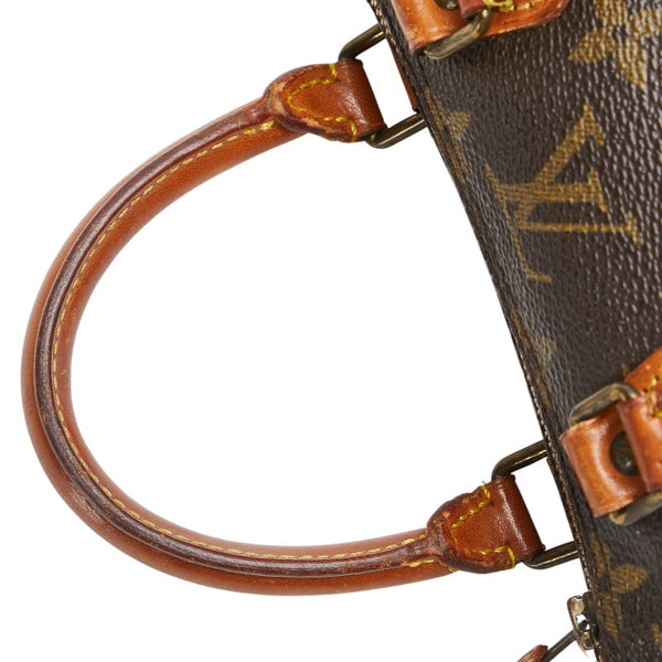 ルイ ヴィトン モノグラム ミニ スピーディ ハンドバッグ M41534 ブラウン PVC レザー レディース LOUIS VUITTON 【中古】