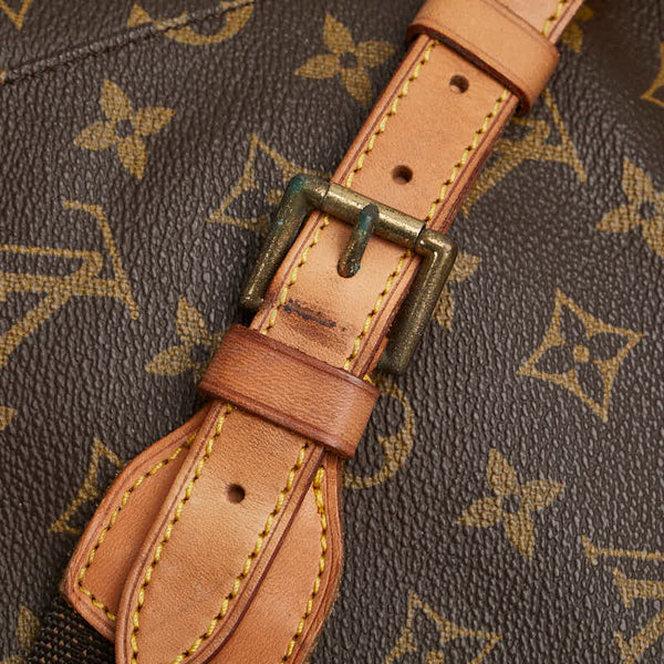 ルイ ヴィトン モノグラム モンスリGM リュック バックパック M51135 ブラウン PVC レザー レディース LOUIS VUITTON 【中古】