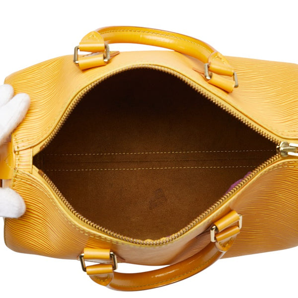 ルイ ヴィトン エピ スピーディ25 ハンドバッグ M43019 タッシリイエロー レザー レディース LOUIS VUITTON 【中古】