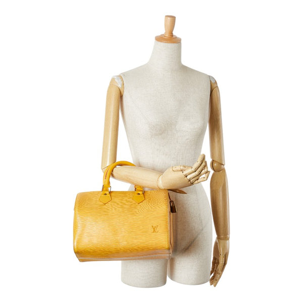 ルイ ヴィトン エピ スピーディ25 ハンドバッグ M43019 タッシリイエロー レザー レディース LOUIS VUITTON 【中古】