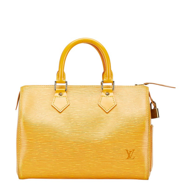 ルイ ヴィトン エピ スピーディ25 ハンドバッグ M43019 タッシリイエロー レザー レディース LOUIS VUITTON 【中古】