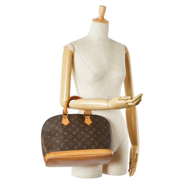 ルイ ヴィトン モノグラム アルマPM ハンドバッグ M51130 ブラウン PVC レザー レディース LOUIS VUITTON 【中古】