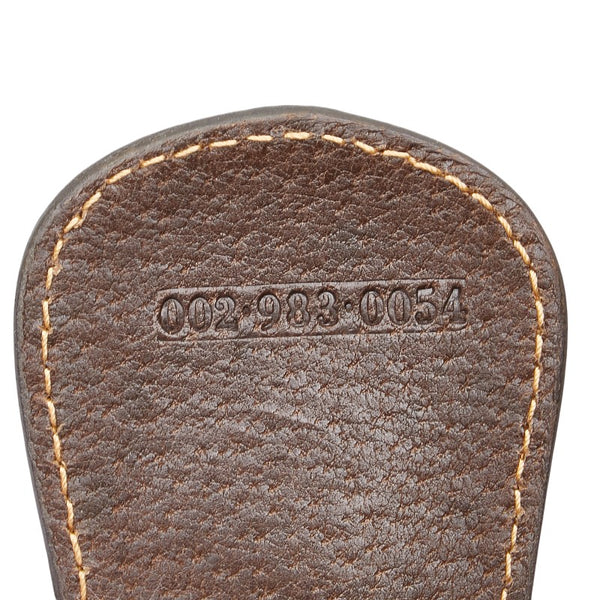 グッチ GGスプリーム トートバッグ 002 983 0054 ベージュ ブラウン PVC レザー レディース GUCCI 【中古】