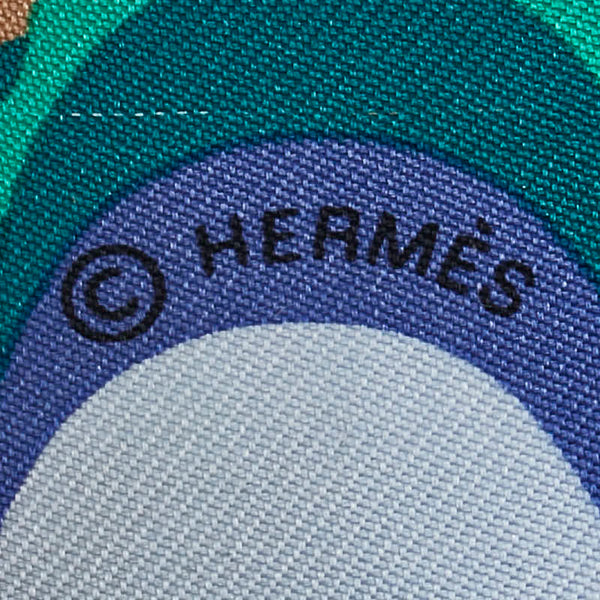 エルメス ツイリー BRIDES de GALA スカーフ グリーン マルチカラー シルク レディース HERMES 【中古】