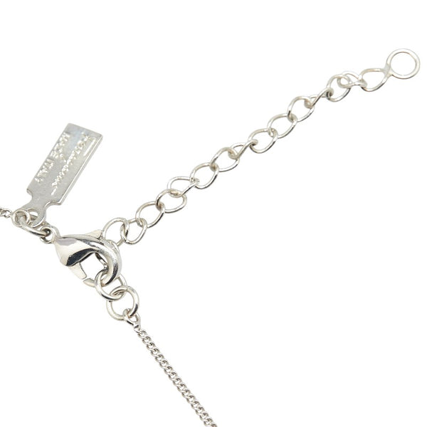 サルヴァトーレフェラガモ ガンチーニ ラインストーン ネックレス シルバー メタル レディース Salvatore Ferragamo 【中古】