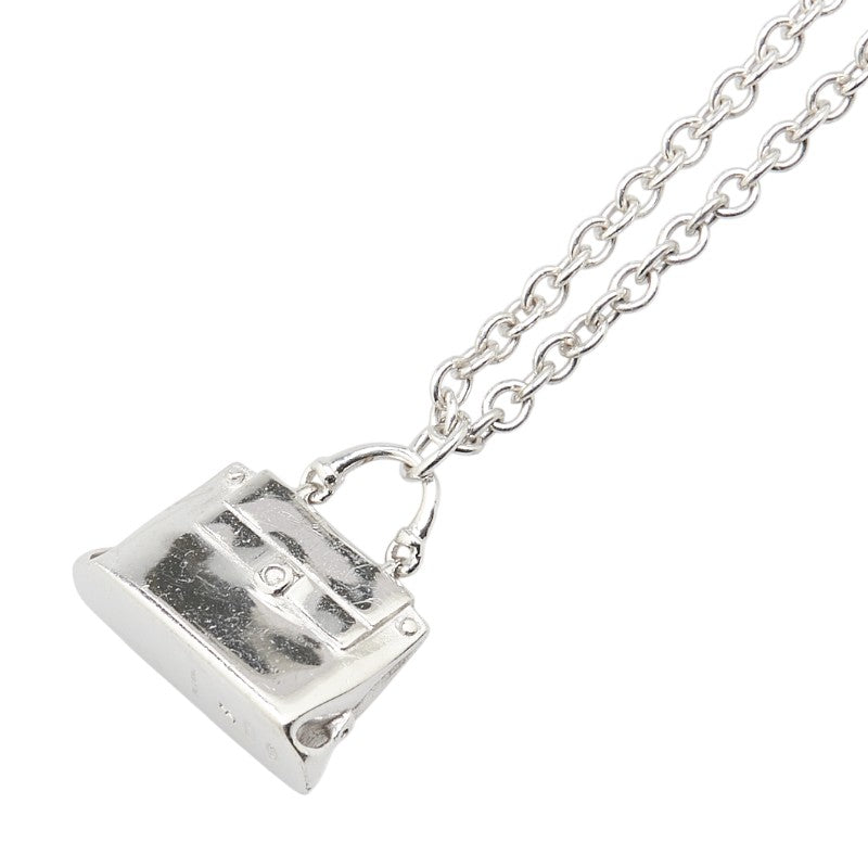 サルヴァトーレフェラガモ ガンチーニ ハンドバッグモチーフ ネックレス シルバー SV925 シルバー レディース Salvatore Ferragamo 【中古】