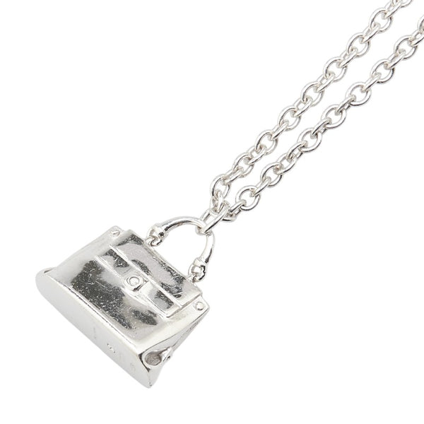 サルヴァトーレフェラガモ ガンチーニ ハンドバッグモチーフ ネックレス シルバー SV925 シルバー レディース Salvatore Ferragamo 【中古】