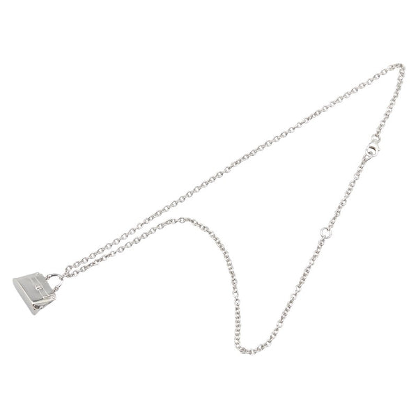 サルヴァトーレフェラガモ ガンチーニ ハンドバッグモチーフ ネックレス シルバー SV925 シルバー レディース Salvatore Ferragamo 【中古】