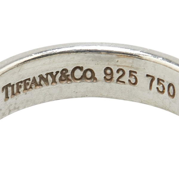 ティファニー フックアンドアイ リング 指輪 シルバー ゴールド SV925 シルバー K18YG イエローゴールド レディース TIFFANY&Co. 【中古】
