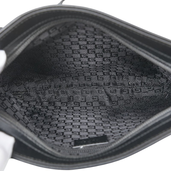 グッチ ワンショルダーバッグ 019 0422 3444 ブラック キャンバス レザー レディース GUCCI 【中古】