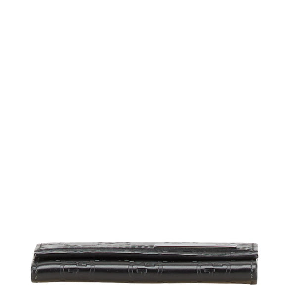 グッチ グッチシマ カードケース パスケース 251727 ブラック レザー メンズ GUCCI 【中古】