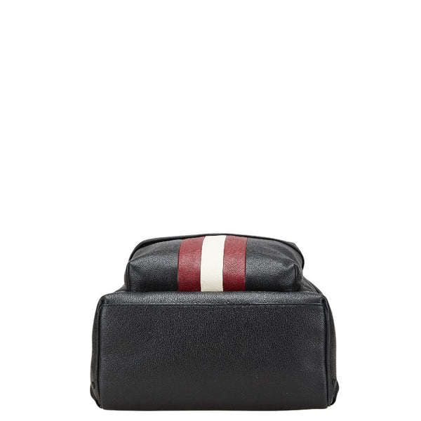 バリー トレインスポッティング リュック バックパック ブラック レッド ホワイト レザー メンズ BALLY 【中古】