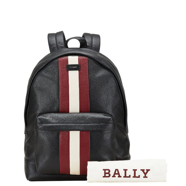 バリー トレインスポッティング リュック バックパック ブラック レッド ホワイト レザー メンズ BALLY 【中古】