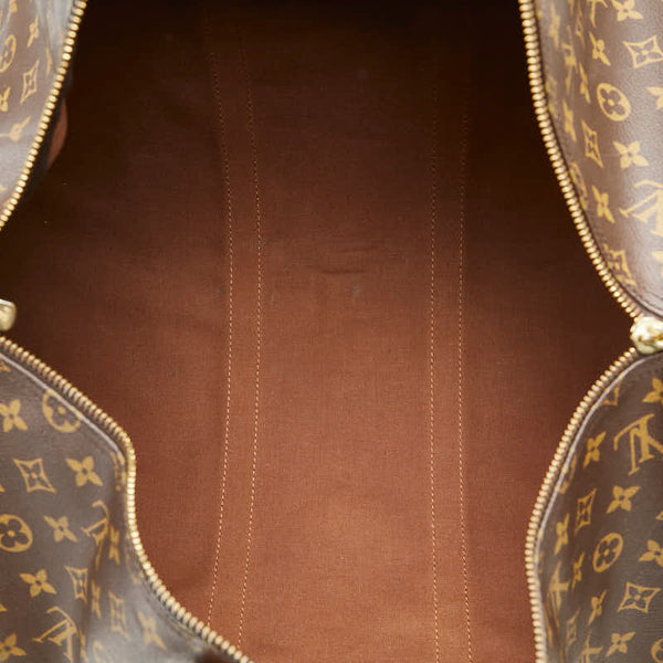 ルイ ヴィトン モノグラム キーポル バンドリエール 55 ボストンバッグ M41414 ブラウン PVC レザー レディース LOUIS VUITTON 【中古】