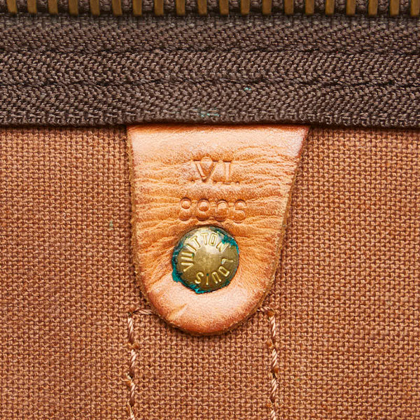 ルイ ヴィトン モノグラム キーポル バンドリエール 55 ボストンバッグ M41414 ブラウン PVC レザー レディース LOUIS VUITTON 【中古】