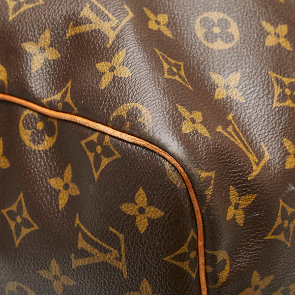 ルイ ヴィトン モノグラム キーポル バンドリエール 55 ボストンバッグ M41414 ブラウン PVC レザー レディース LOUIS VUITTON 【中古】