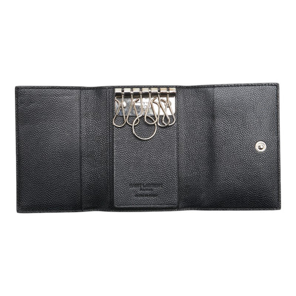 サンローラン キーケース 6連 485634 ブラック レザー メンズ SAINT LAURENT 【中古】