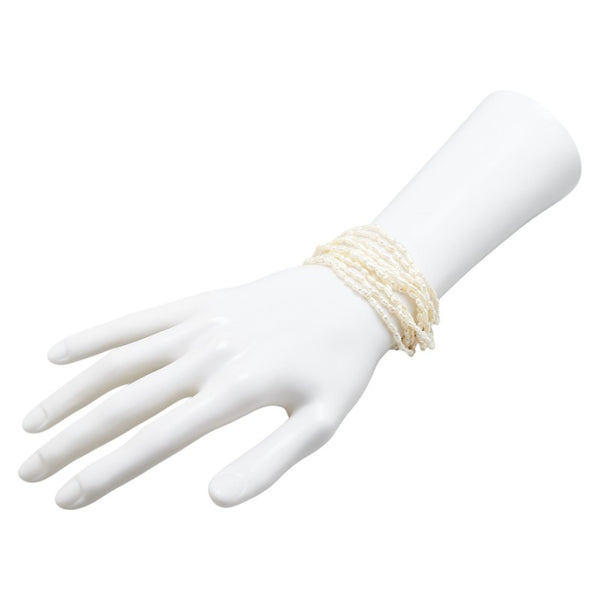 パール ブレスレット シルバー メタル レディース 【中古】