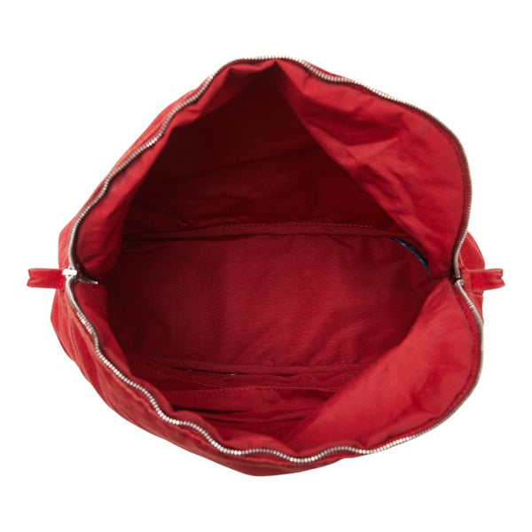 エルメス ボリードポーチGM ポーチ クラッチバッグ レッド コットン レザー レディース HERMES 【中古】