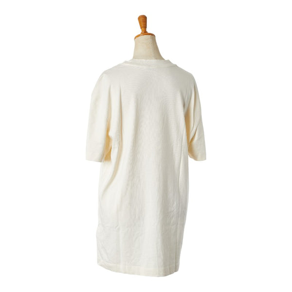 モンクレール 22SS STUDS LOGO TEE Tシャツ サイズ：M H10918C00015 8390T アイボリー ベージュ コットン メンズ MONCLER 【中古】
