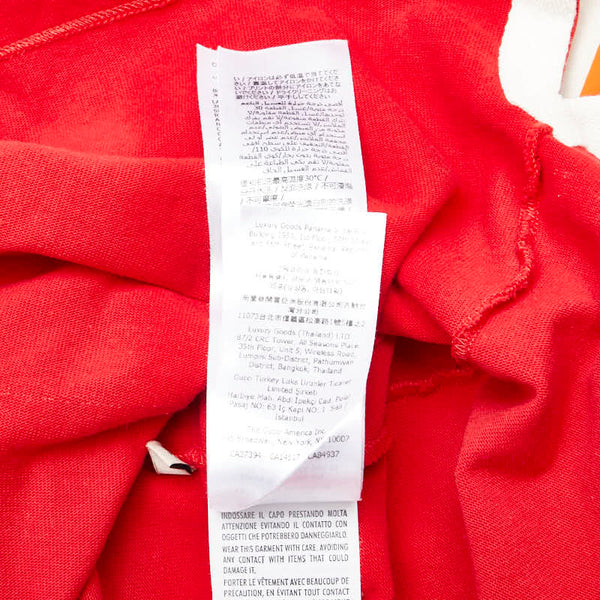 グッチ ボーダー ポロシャツ ラガーシャツ 長袖 サイズ：S 653379 レッド マルチカラー コットン メンズ GUCCI 【中古】