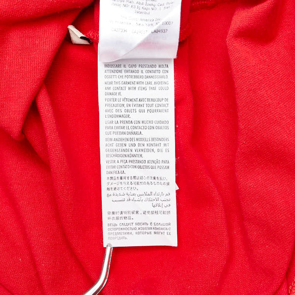 グッチ ボーダー ポロシャツ ラガーシャツ 長袖 サイズ：S 653379 レッド マルチカラー コットン メンズ GUCCI 【中古】