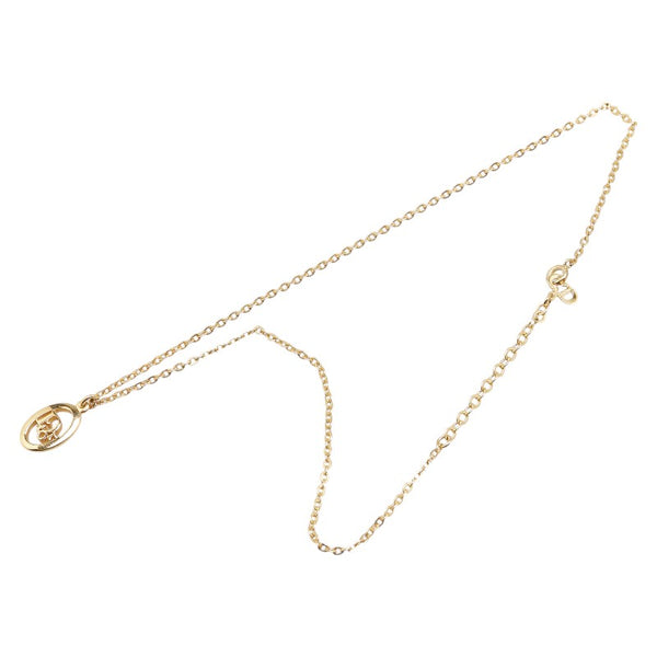 ディオール CDロゴ ネックレス ゴールド メッキ レディース Dior 【中古】