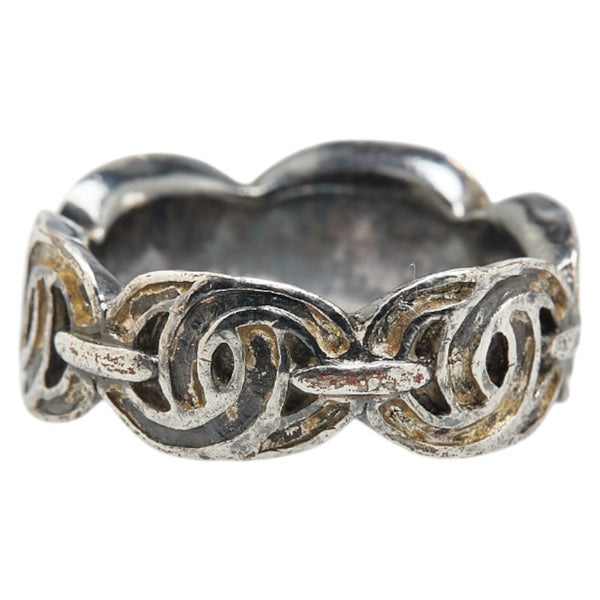 シャネル ココマーク リング 指輪 シルバー メタル レディース CHANEL 【中古】