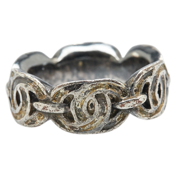 シャネル ココマーク リング 指輪 シルバー メタル レディース CHANEL 【中古】