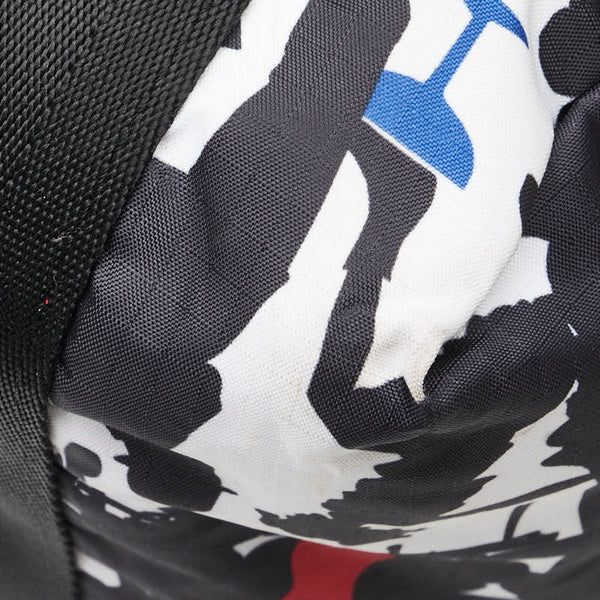 レスポートサック 総柄 ボストンバッグ ショルダーバッグ 2WAY ホワイト マルチカラー ナイロン レディース LeSportsac 【中古】