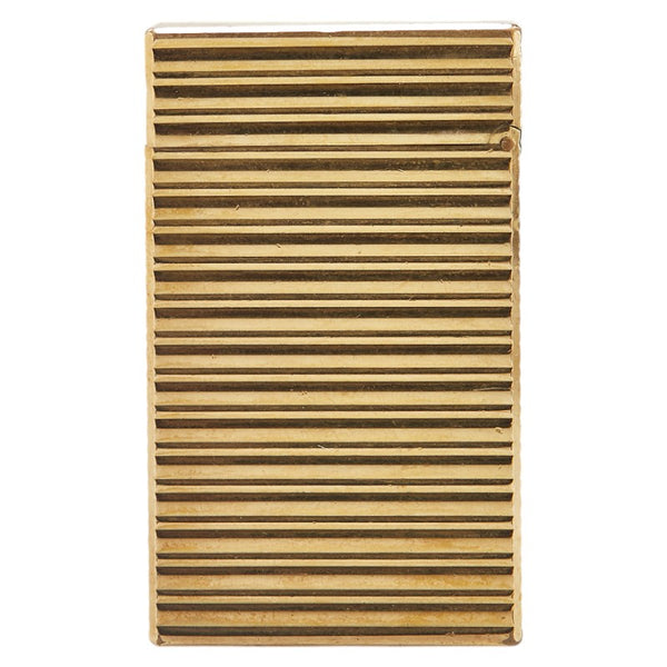 デュポン ライン1 ガスライター ゴールド メッキ レディース Dupont 【中古】