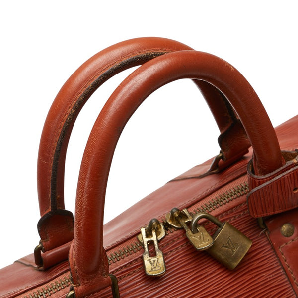 ルイ ヴィトン エピ キーポル50 ボストンバッグ トラベルバッグ M42968 ジパングゴールド ブラウン レザー レディース LOUIS VUITTON 【中古】