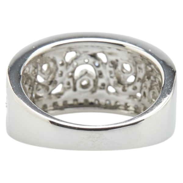 Pt950 プラチナ ダイヤ1.00ct メレダイヤ リング 指輪 レディース 10.5号 【中古】