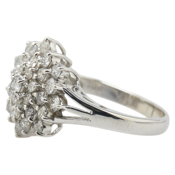Pt900 プラチナ ダイヤ1.00ct リング 指輪 レディース 12.5号 【中古】