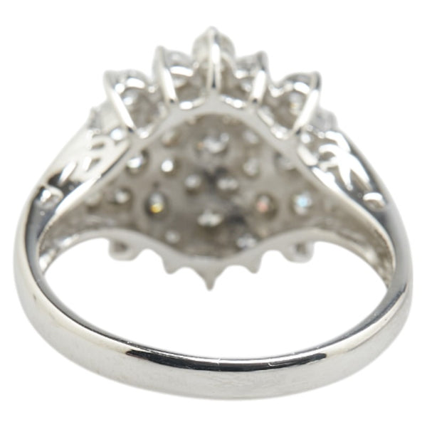 Pt900 プラチナ ダイヤ1.00ct リング 指輪 レディース 12.5号 【中古】